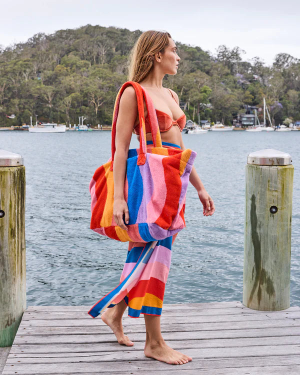 TERRY OVERSIZED BEACH BAG in Surfs Up from the amazing range of Kip & Co products