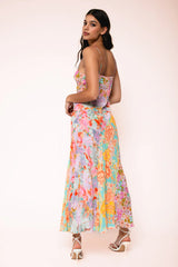 Kachel Dorothy slip dress in a floral pattern available from Darling and Domain