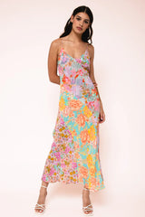 Kachel Dorothy slip dress in a floral pattern available from Darling and Domain
