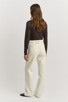 CREW MERINO TEE in Date by Toorallie