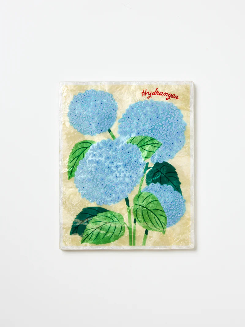 MARKET WALL ART in Hydrangea by Jones & Co