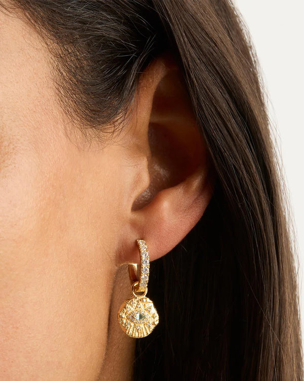 AWAKEN HOOPS in 18k Gold Vermeil from By Charlotte