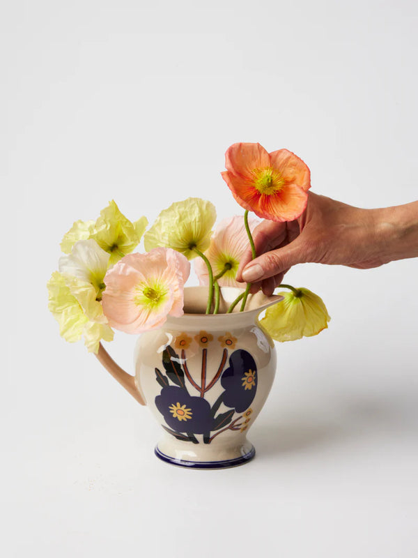 PITCHER in Blue Bloom by Jones & Co