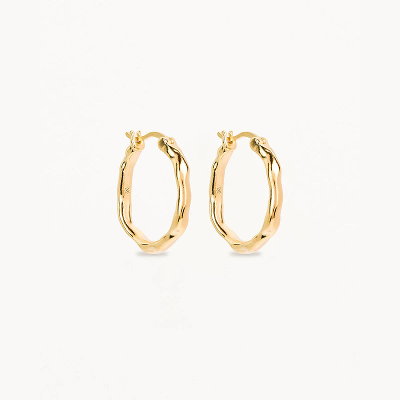 LOVER HOOPS in Gold from By Charlotte