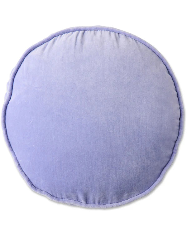 VELVET PEA CUSHION in Jacaranda from the amazing range of Kip & Co