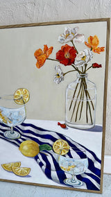 ALEX HUTTON ART | G&Ts with Poppies