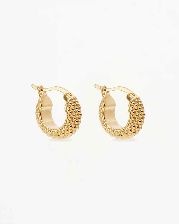 DAY DREAMER HOOPS in 18k Gold Vermeil from By Charlotte