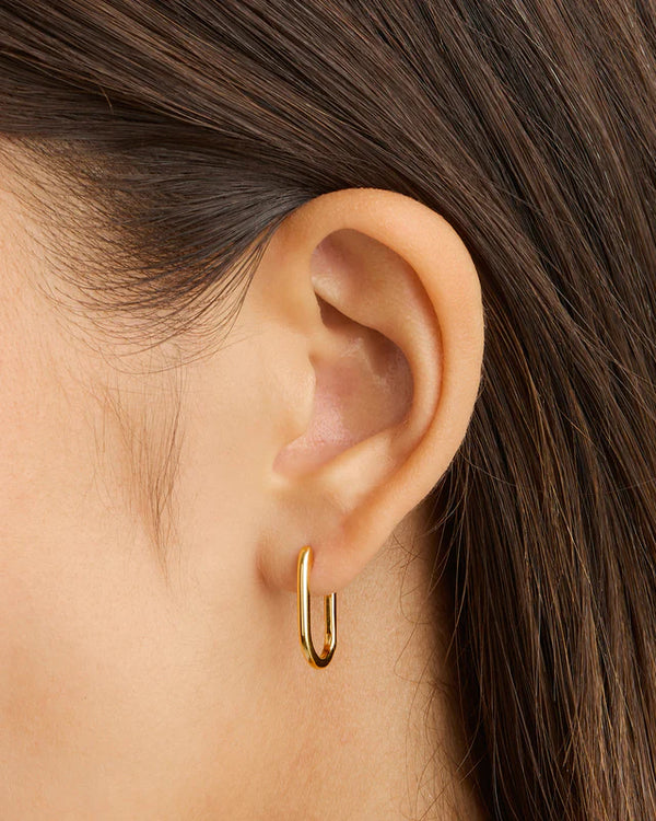JOURNEY HOOPS in Gold from By Charlotte