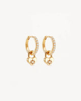 LOVE UNLOCKED PADOCK HOOPS in 18k Gold Vermeil from By Charlotte