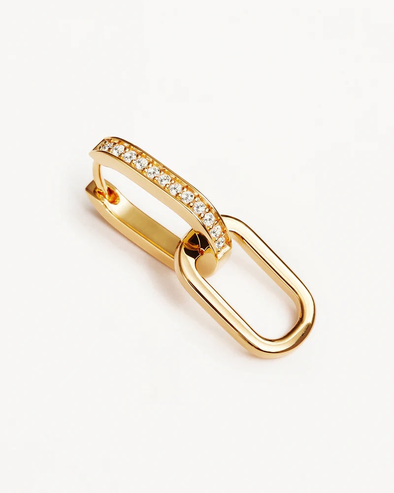 CONNECT DEEPLY HOOPS in 18k Gold Vermeil from By Charlotte