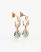 DEEP DIVE HOOPS in 18K Gold Plated from By Charlotte