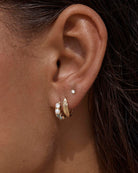 WISHING HOOPS in 18K Gold Vermeil from By Charlotte