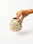 POLLEN VASE in Blue Floret by Jones & Co