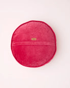 VELVET PEA CUSHION in Rhubarb from the amazing range of Kip & Co products