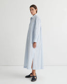 ELEMENTARY DRESS in Cloud Stripe by Kowtow Australia