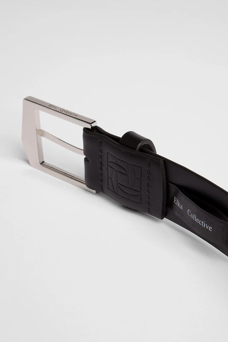 IDA BELT | Black + Silver
