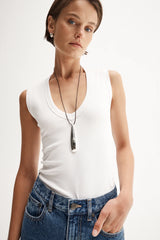 RILEY TANK TOP | White