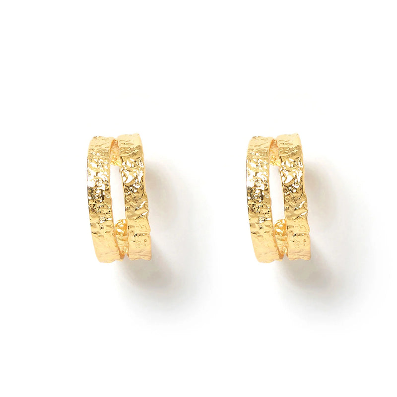 ELODI GOLD HOOP EARRINGS