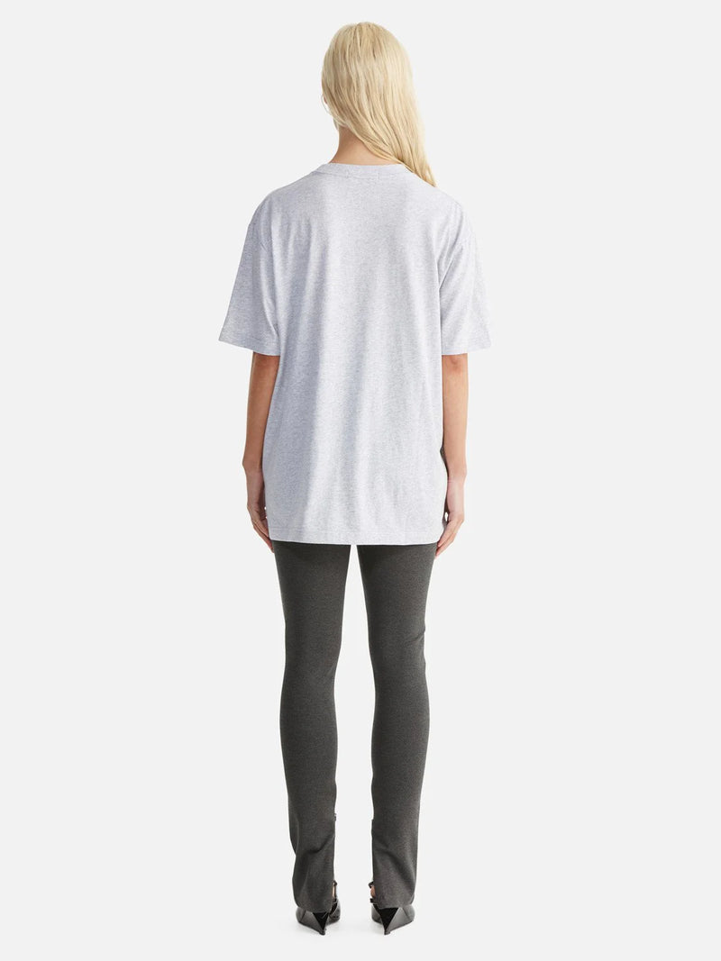 Ena Pelly Jessie Oversized Tee College in mid grey marle availble from Darling and Domain