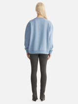 Ena Pelly Lilly oversized sweater college in sky wash blue available from Darling and Domain