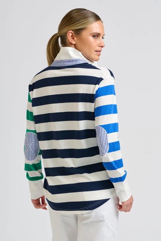 ROBBIE RUGBY SWEATSHIRT in Spring Combo by Shirty
