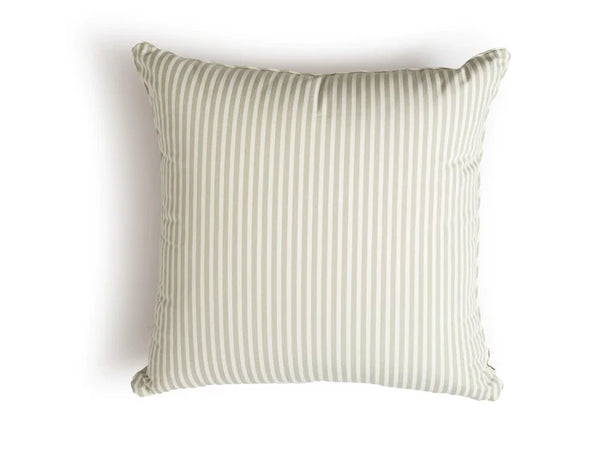 THE EURO THROW PILLOW in Laurens Sage Stripe from Business & Pleasure Co