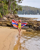 TERRY BEACH TOWEL in Surfs Up from the amazing range of Kip & Co products