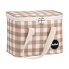 LUNCH BAG in Candy Pink Check by kollab
