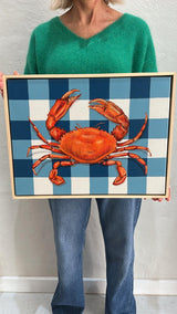ALEX HUTTON ART | Gingham Mud Crab