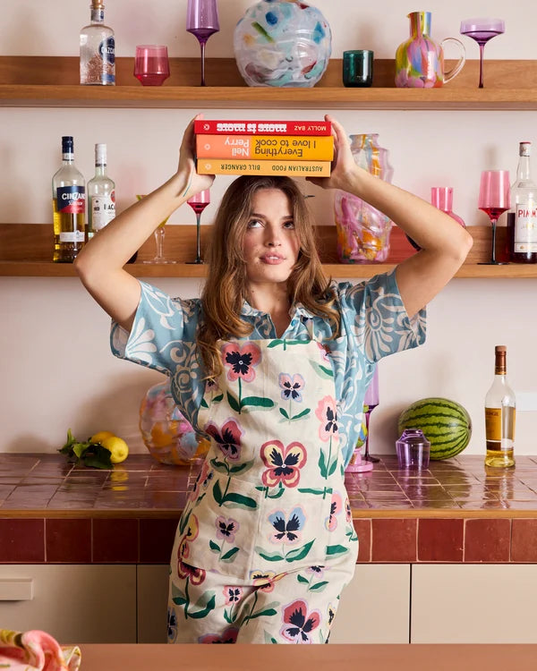 APRON  in Pretty Pansy from the amazing range of Kip & Co products