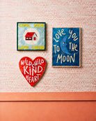 FUN HOUSE WALL TILE in Moon by Jones & Co