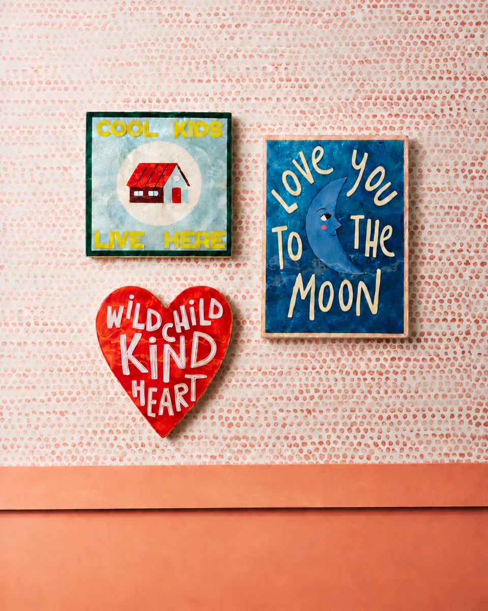 FUN HOUSE WALL TILE in Moon by Jones & Co