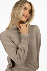 SERA JUMPER in Mushroom by Humidity Lifestyle