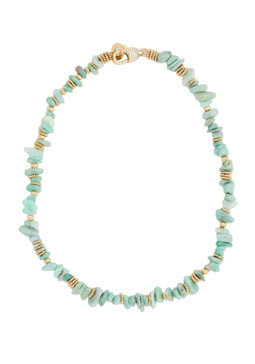 CREOLE ALOHA NECKLACE in Turquoise by Gas Bijoux
