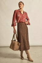 GAZE TOP in Berry Nouveau from Zoe Kratzmann