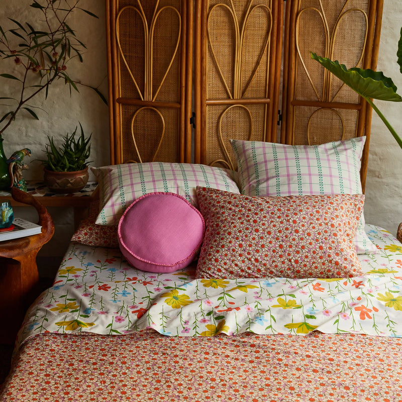 RYLIE ROUND CUSHION in Dahlia from Sage x Clare