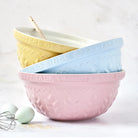 TALA STONEWARE MIXING BOWL in Pale Blue Corn Design by Tala