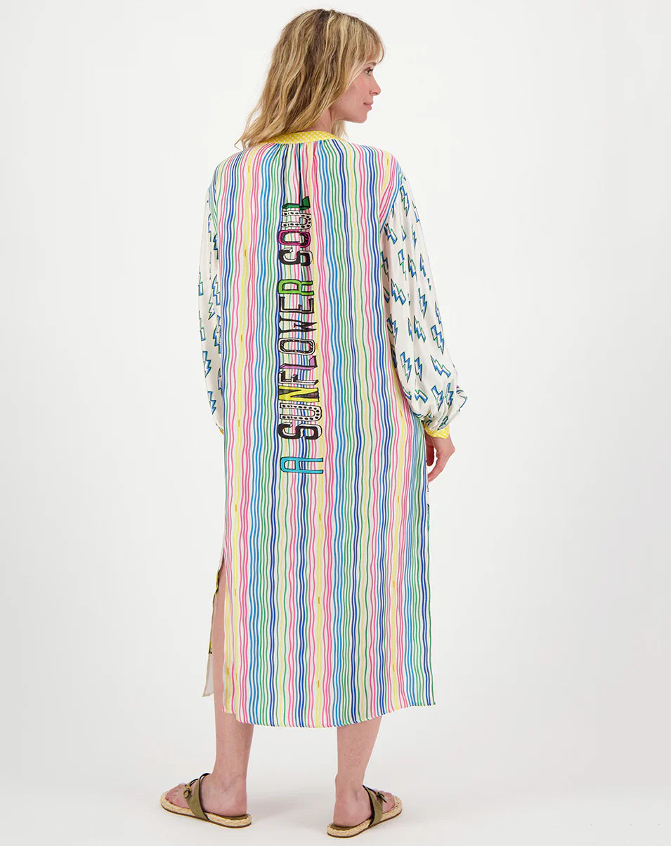 ME369 Hanna Placket Dress in Enlightenment