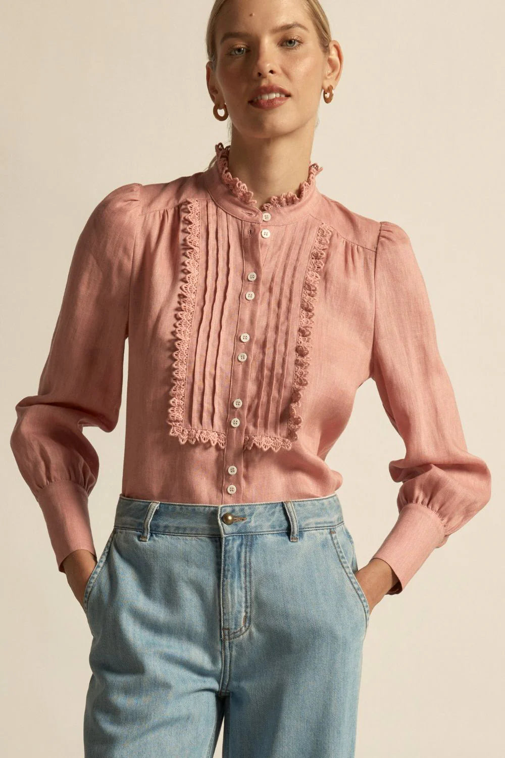 Zoe Kratzmann Haze Top in Camellia