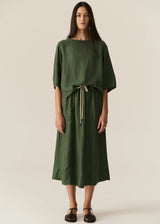 Henri Tee in Green by Pol Clothing