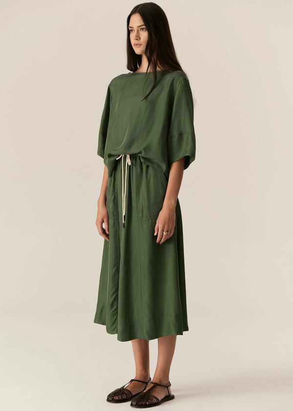 Henri Tee in Green by Pol Clothing