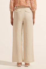 HERALD PANT in Pebble from Zoe Kratzmann