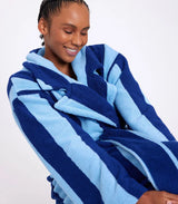 Hommey Robe in blueberry stripes available from Darling and Domain