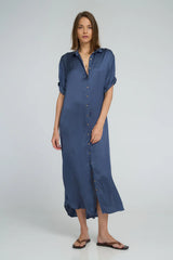 Hutton Dress in Ocean Blue by Lilya