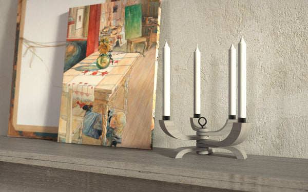 NORDIC LIGHT CANDLE HOLDER | Grey