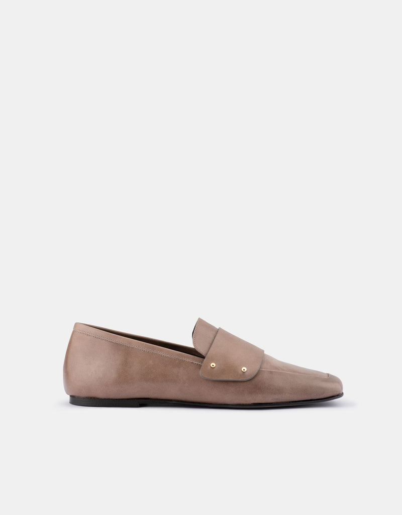 PATTI LOAFER | Taupe Leather