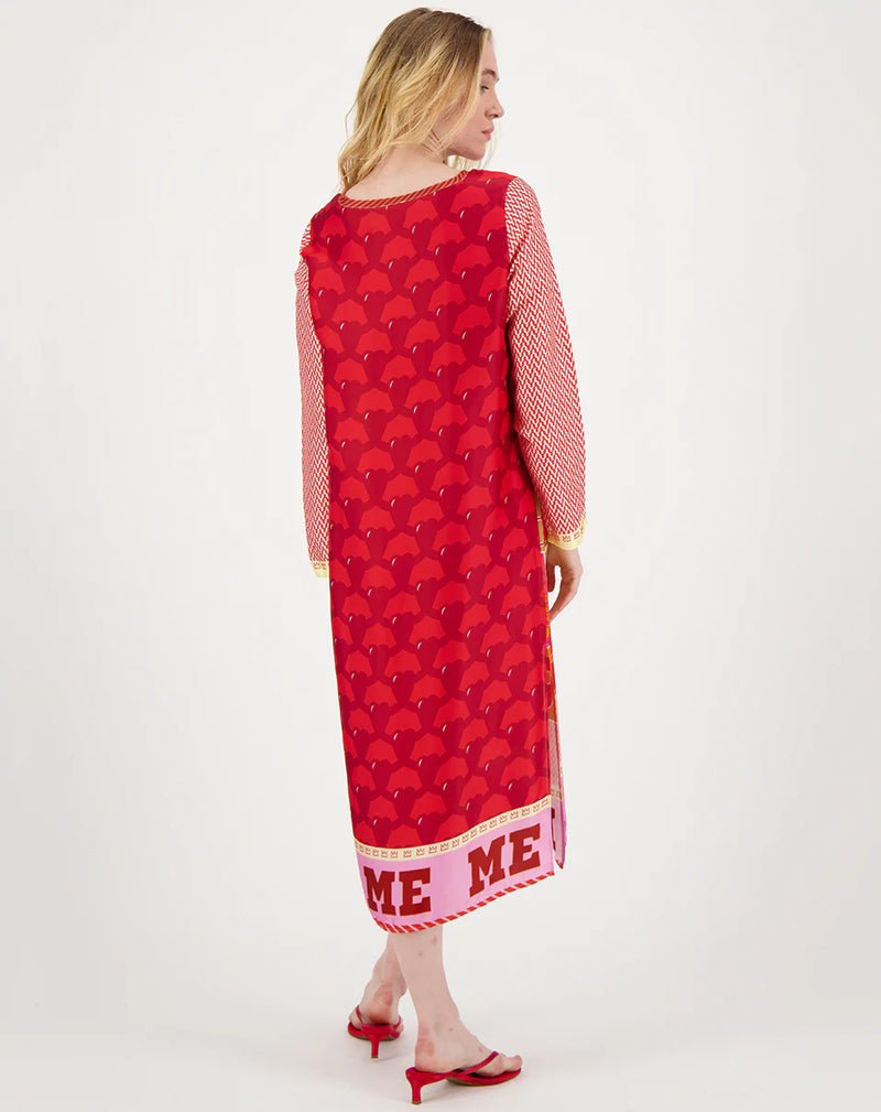 VIOLET V NECK T DRESS | Lucky Me