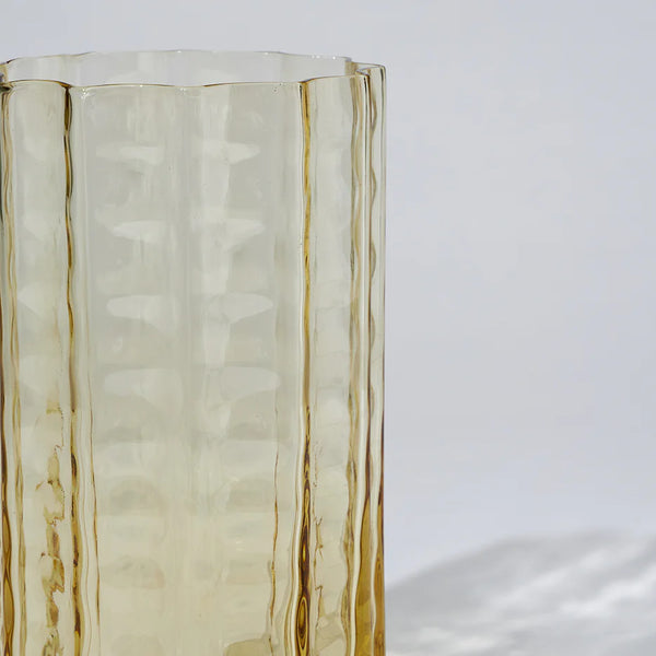 Jelly Glass Vase Large in Honey by Marmoset Found