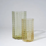Jelly Glass Vase Medium in Honey by Marmoset Found