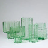 Jelly Glass Vase Medium in Green by Marmoset Found